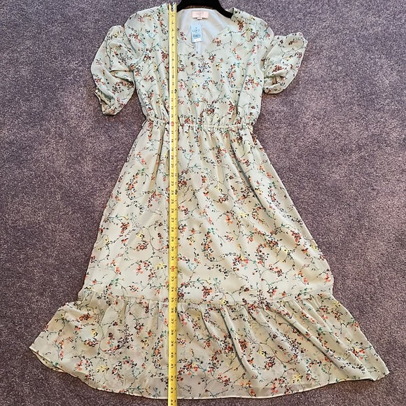 NWT Loft Outlet Petites. Size SP floral midi dress - Picture 14 of 17
